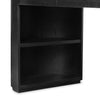 Four Hands Pilar Desk Ebony Oak Veneer Interior Shelves