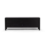 Four Hands Pollard Media Console Brushed Ebony Oak Veneer Back View