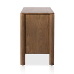 Pollard Media Console Tan Oak Veneer Side View Four Hands