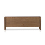 Pollard Media Console Tan Oak Veneer Back View 234976-002