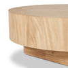 Posta Coffee Table Gold Guanacaste Rounded Edge Detail Four Hands