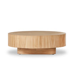 Posta Coffee Table Gold Guanacaste Veneer Angled View 234612-001