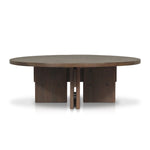 Four Hands Railay Outdoor Coffee Table Stained Toasted Brown Side View