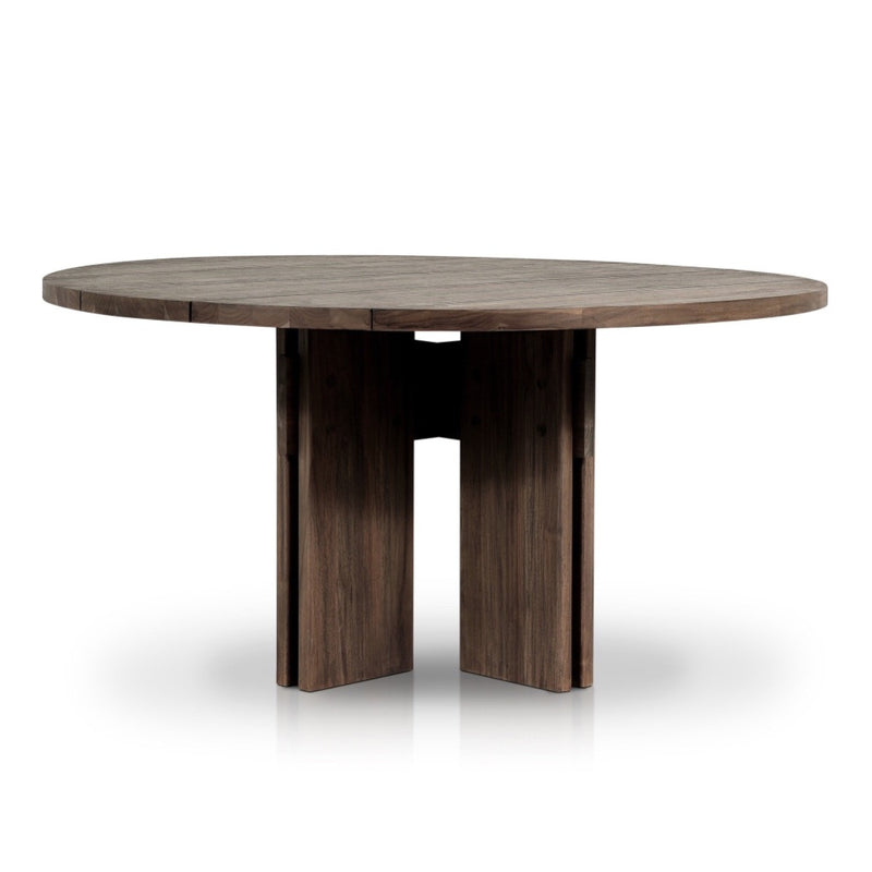 Four Hands Railay Round Outdoor Dining Table Side View