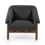 Four Hands Reggie Chair Heirloom Black Front Facing View