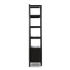 Reza Bookcase Worn Black Acacia Side View 239791-002