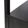 Reza Bookcase Worn Black Acacia Lower Cabinets 239791-002