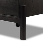 Reza Media Console Worn Black Parawood Legs 108962-003