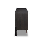 Reza Sideboard Worn Black Parawood Side View Four Hands