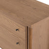 Four Hands Roark 6 Drawer Dresser Amber Oak Veneer Top Corner Detail