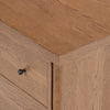 Roark Nightstand Amber Oak Veneer Corner Detail 236439-001