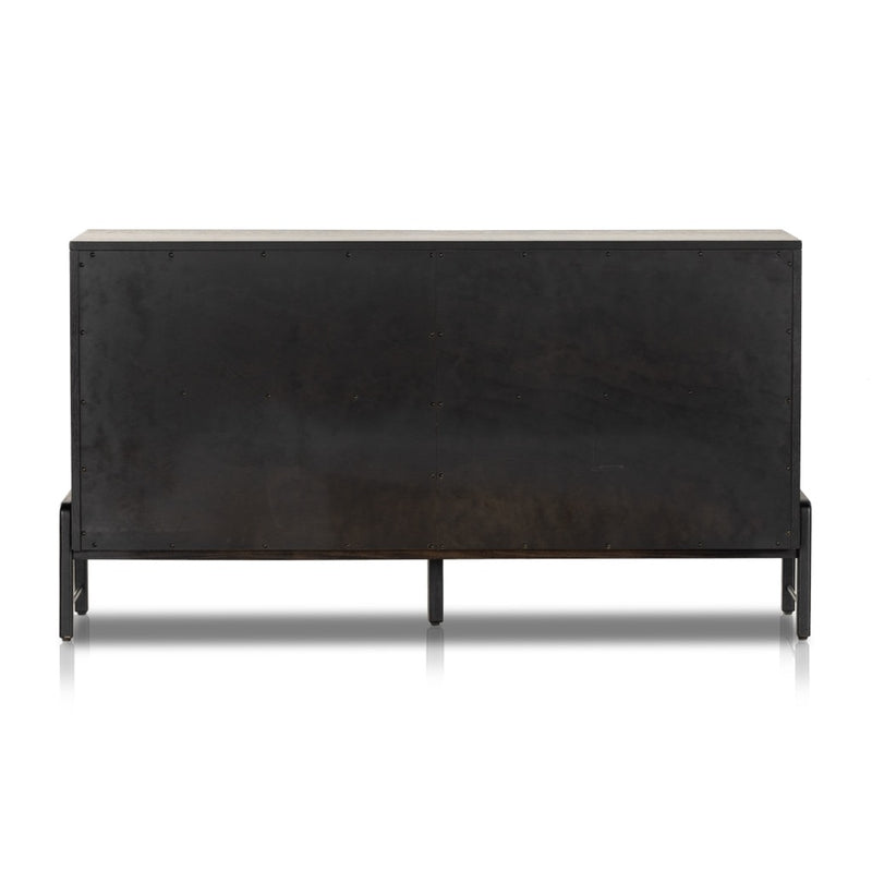 Rosedale 6 Drawer Dresser Ebony Oak Back View 109065-003