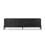 Rosedale Media Console Ebony Oak Veneer Back View 108672-004