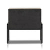 Rosedale Nightstand Ebony Oak Back View Four Hands