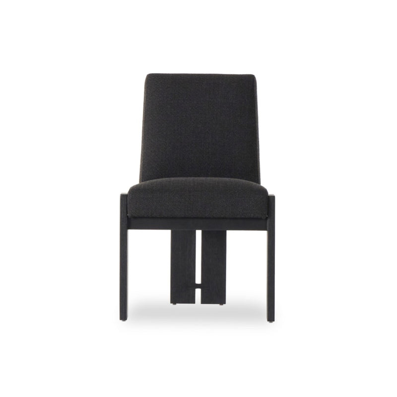 Four Hands Roxy Dining Chair Gibson Black Front Facing View