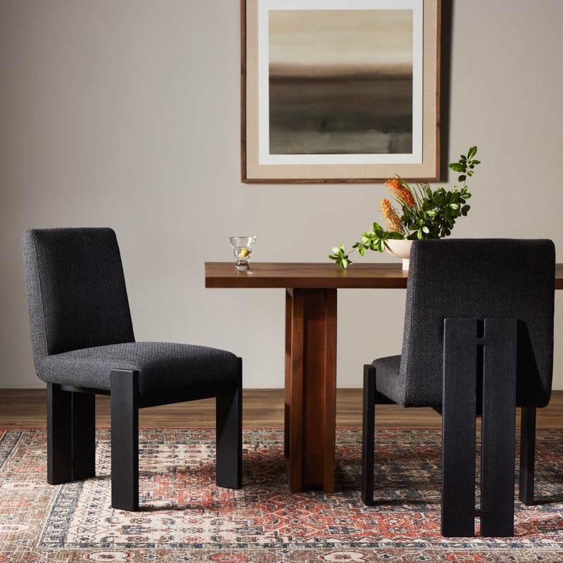 Roxy Dining Chair Gibson Black Staged View 234178-003