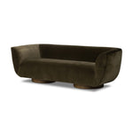 Sabine Sofa Surrey Olive Angled View Four Hands