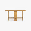 Saguaro Oak Demi-Lune Console Natural Front Facing View CH-1001852-VN14-FN-ST-CS-NT-OS