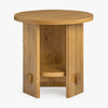 Saguaro Oak End Table Natural Side View CH-1001851-VN14-FN-LV-ST-NT-OS