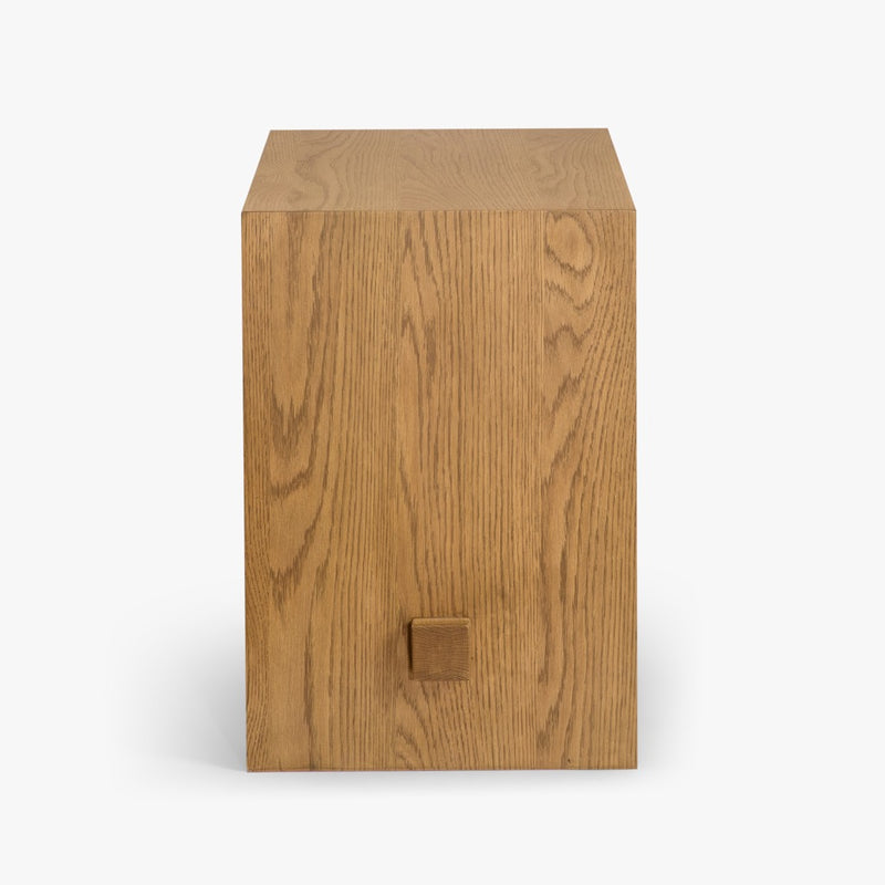 Co.House Designs Saguaro Oak Nightstand Natural Side View