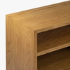 Saguaro Oak Nightstand Natural Open Shelving CH-1001853-VN14-FN-BD-NS-NT-OS