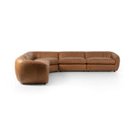 Saldana 5-Piece Sectional Lorento Cognac Side View 246601-001