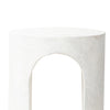 Samson End Table Textured Lunar Concrete Tabletop Four Hands