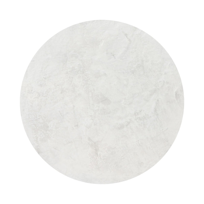 Samson End Table Textured Lunar Concrete Top View Four Hands