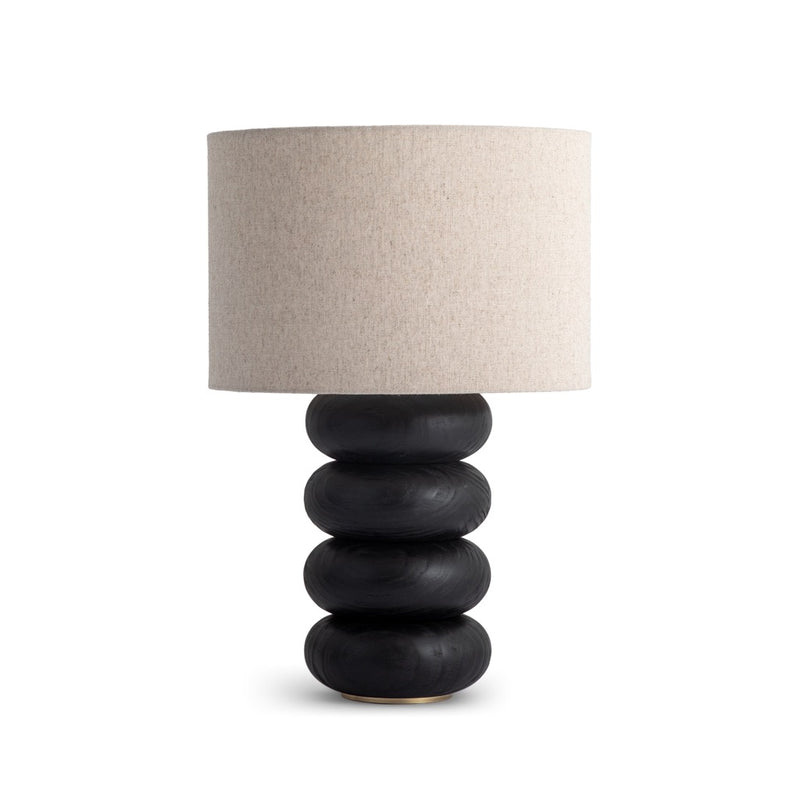 Sandia Table Lamp Black Front Facing View Co.House Designs