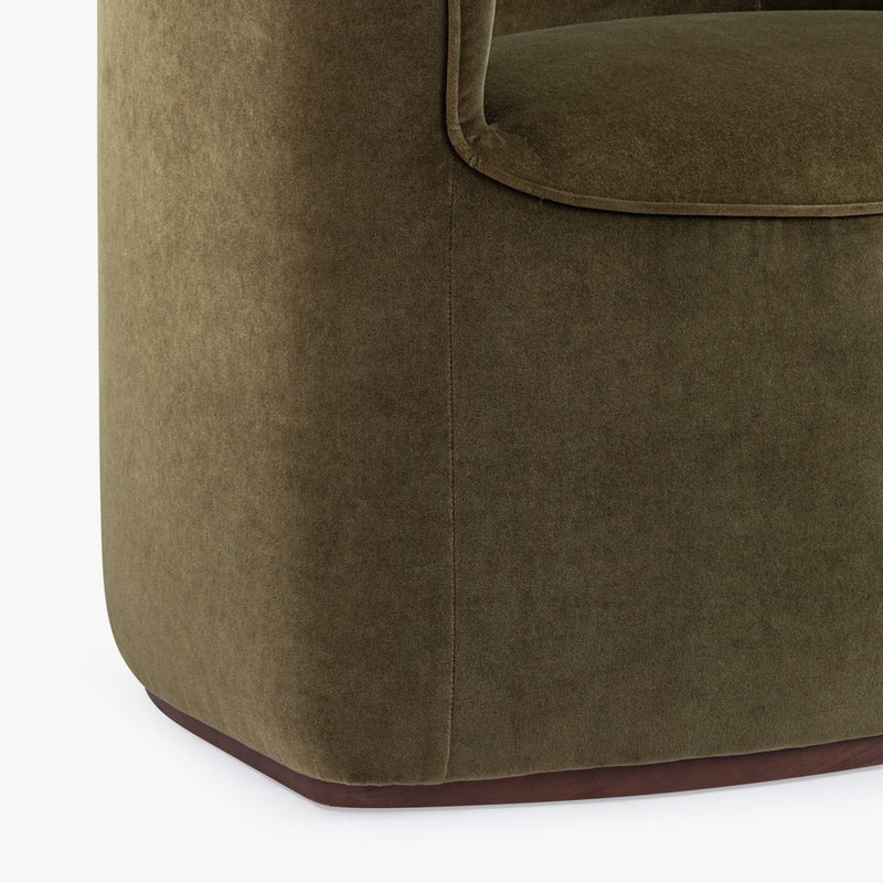 Co.House Designs Santo Occasional Chair Dark Green Base