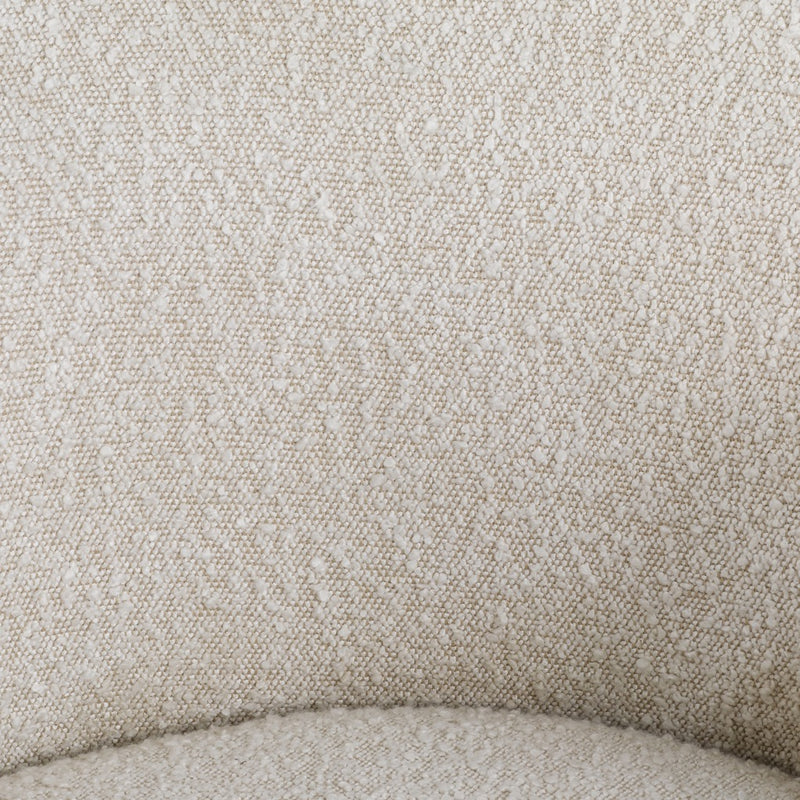 Santo Occasional Chair White Boucle Fabric Detail CH-1002268-VN15-FN-LV-OC-WH-OS