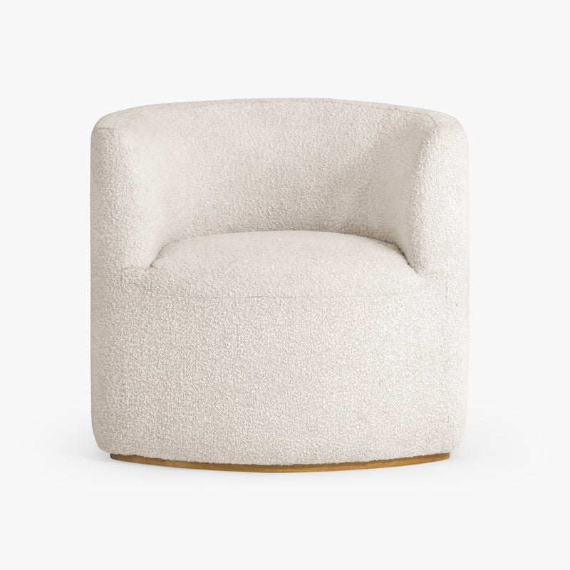 Co.House Designs Santo Occasional Chair White Front Facing View