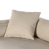 Four Hands Sawyer Sofa Antwerp Natural Pillow Backrest