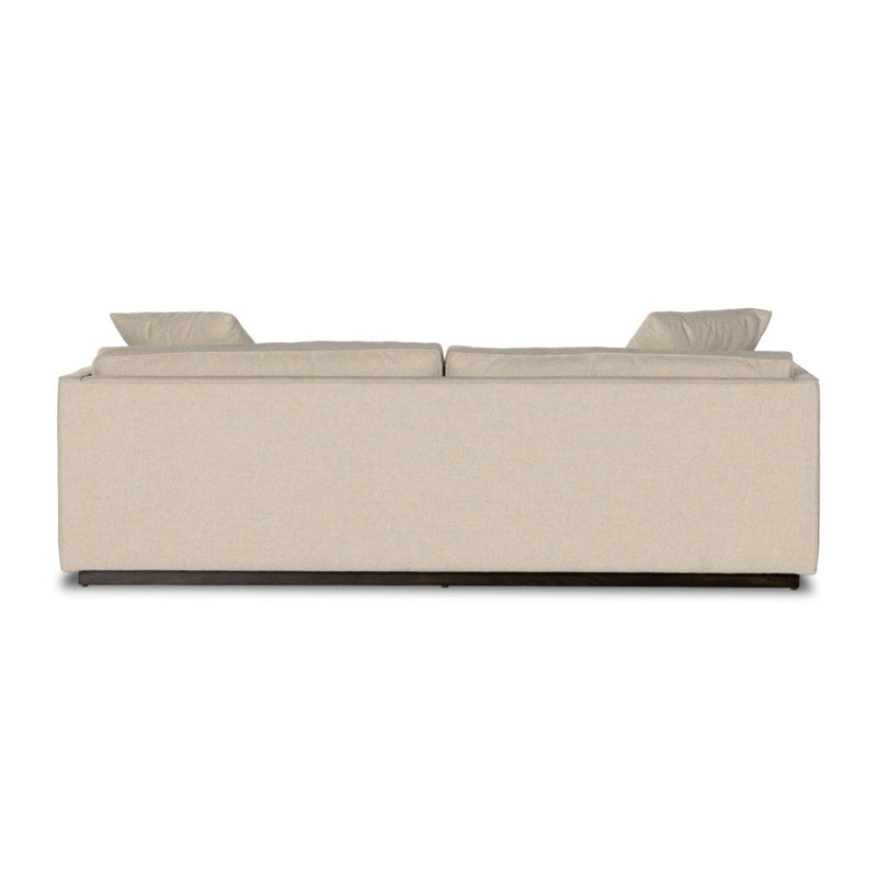 Sawyer Sofa Antwerp Natural Back View Four Hands