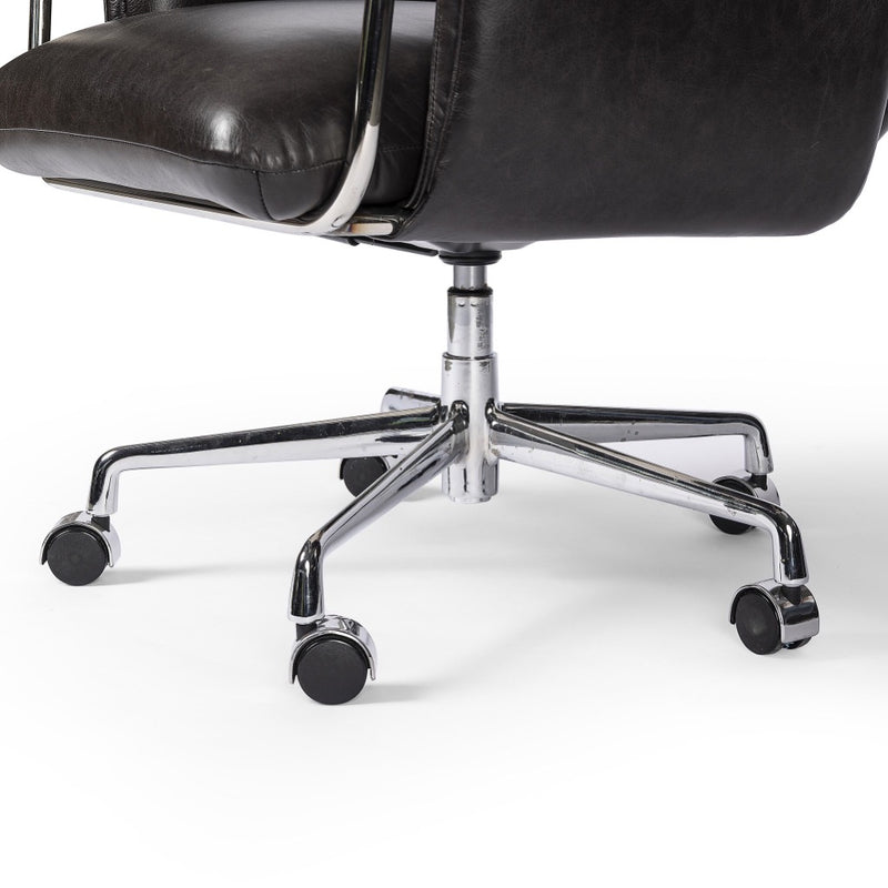 Sherman Desk Chair Sonoma Black Swivel Base 243232-004