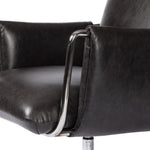 Sherman Desk Chair Sonoma Black Aluminum Frame 243232-004