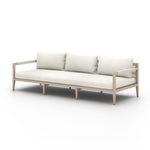 Four Hands Sherwood Outdoor 93" Sofa Natural Ivory Angled View