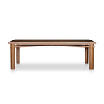 Shevone Dining Table Natural Walnut Veneer Front Facing View 237686-001