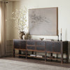 Shizuko Sideboard Distressed Walnut Staged View 238772-001