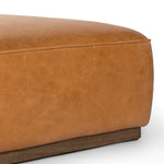 Sinclair Cocktail Ottoman Palermo Butterscotch Top Grain Leather Corner 236096-009