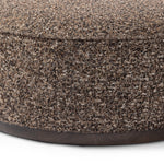 Sinclair Large Round Ottoman Solid Parawood Base 106119-018