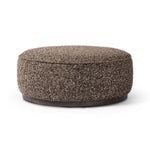 Sinclair Large Round Ottoman Ivan Granite Angled View 106119-018