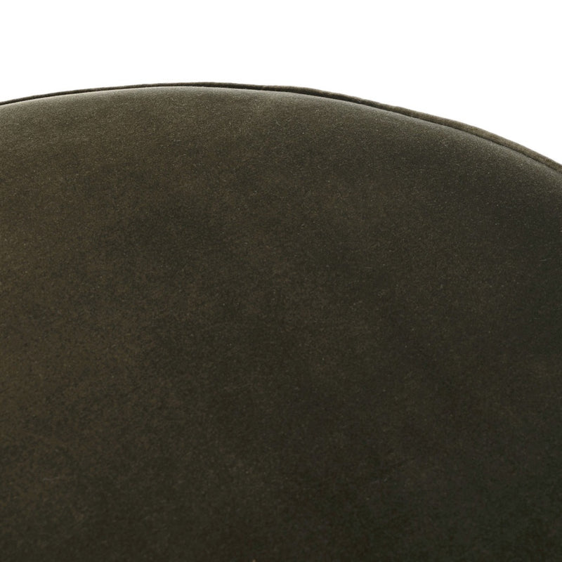 Sinclair Large Round Ottoman Surrey Olive Fabric Detail 106119-019