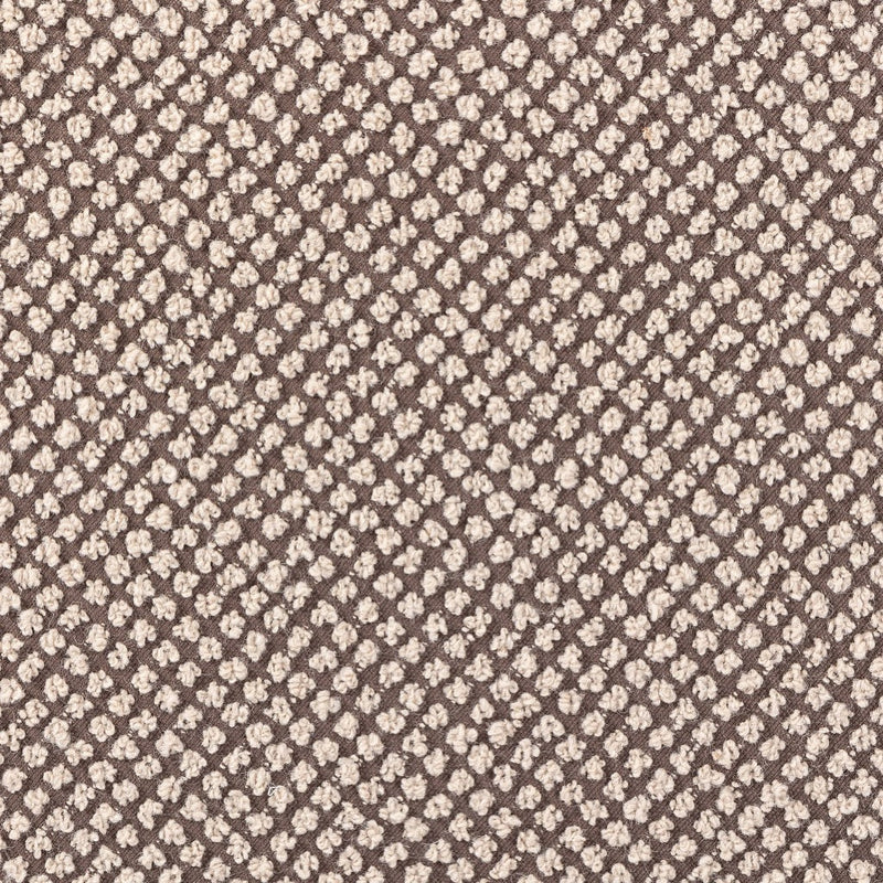 Sinclair Round Ottoman Barrow Taupe Fabric Detail 106074-017