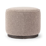 Sinclair Round Ottoman Barrow Taupe Side View 106074-017