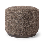 Four Hands Sinclair Round Ottoman Ivan Granite Side View