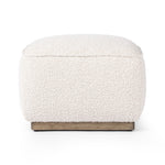 Four Hands Sinclair Square Ottoman Knoll Natural Side View