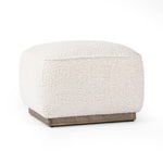 Sinclair Square Ottoman Knoll Natural Angled View 238547-006