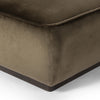 Four Hands Sinclair Large Square Ottoman Surrey Olive Parawood Base