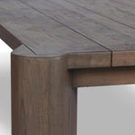 Four Hands Soho Outdoor Coffee Table Stained Heritage Brown Reclaimed Teak Legs